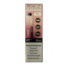 Электронная сигарета UDN BAR 14000 Клубника Банан